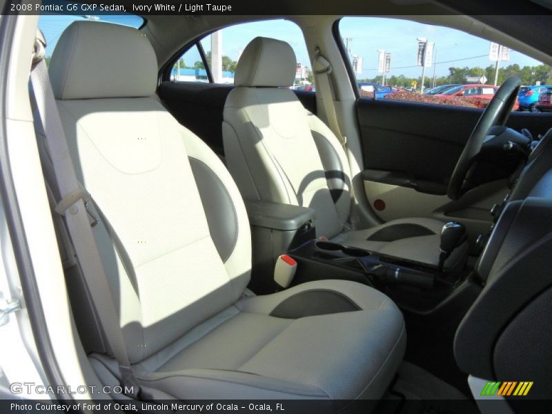  2008 G6 GXP Sedan Light Taupe Interior