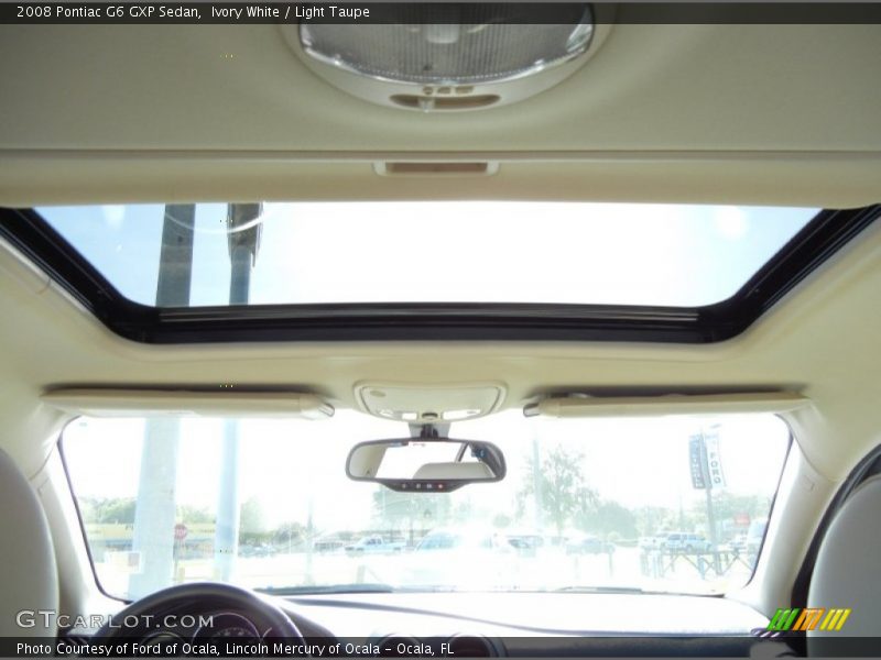 Ivory White / Light Taupe 2008 Pontiac G6 GXP Sedan