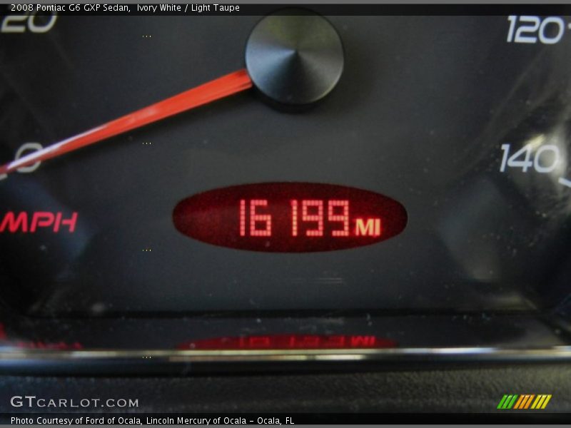 Ivory White / Light Taupe 2008 Pontiac G6 GXP Sedan