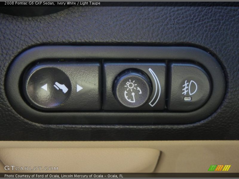 Ivory White / Light Taupe 2008 Pontiac G6 GXP Sedan
