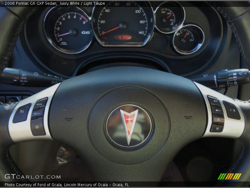 Ivory White / Light Taupe 2008 Pontiac G6 GXP Sedan
