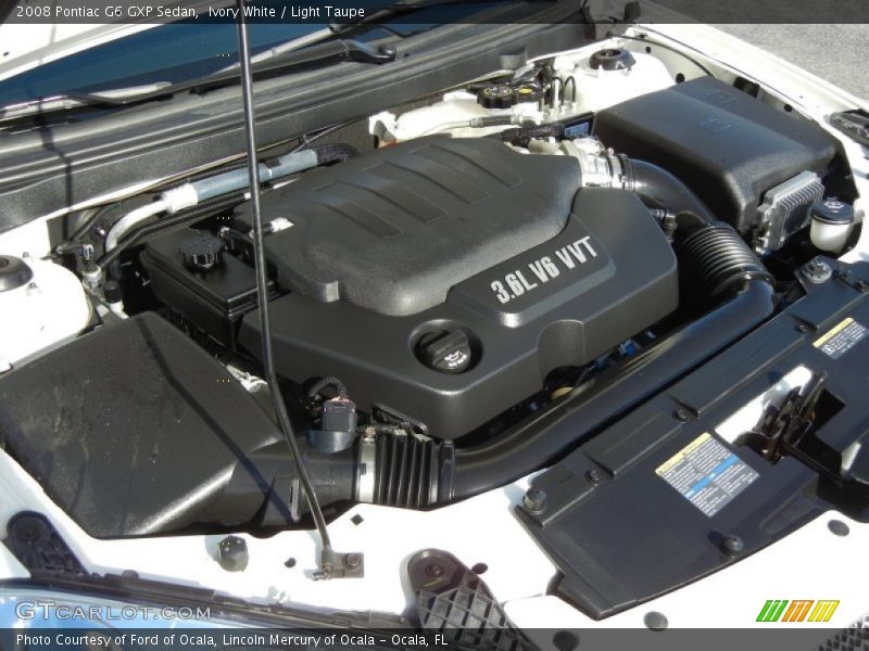  2008 G6 GXP Sedan Engine - 3.6 Liter GXP DOHC 24-Valve VVT V6