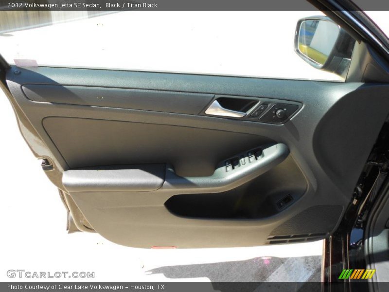 Black / Titan Black 2012 Volkswagen Jetta SE Sedan