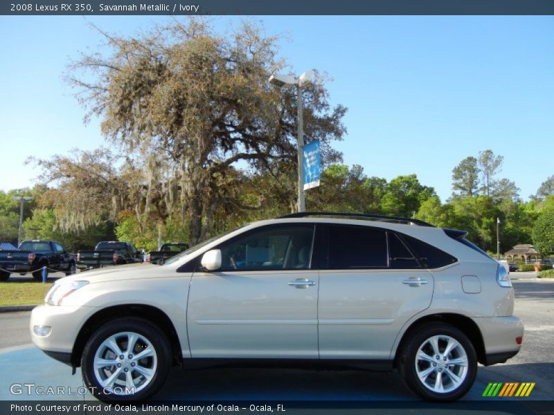 Savannah Metallic / Ivory 2008 Lexus RX 350