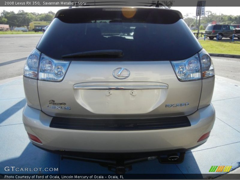 Savannah Metallic / Ivory 2008 Lexus RX 350
