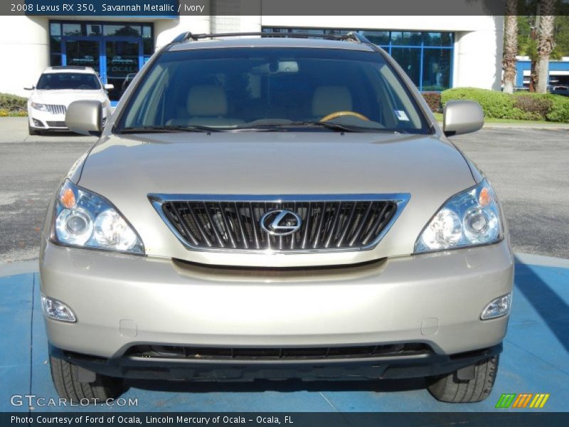 Savannah Metallic / Ivory 2008 Lexus RX 350