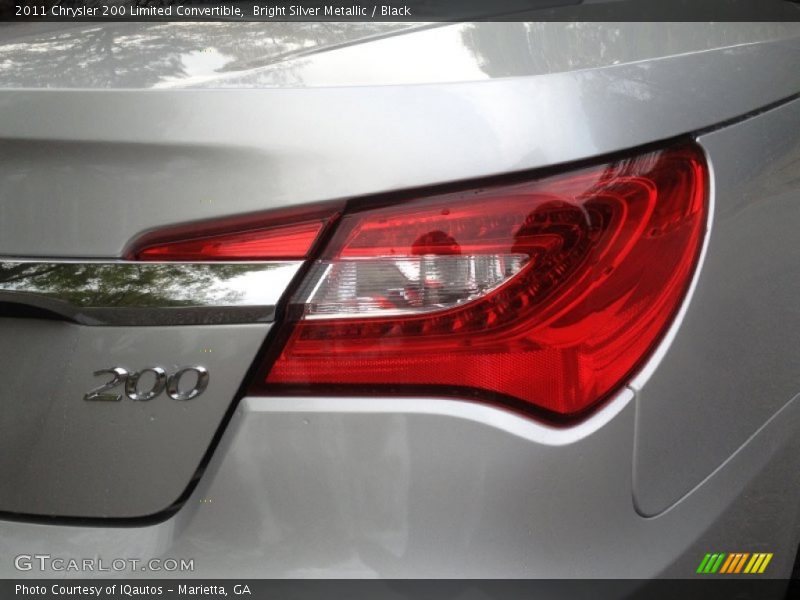 Bright Silver Metallic / Black 2011 Chrysler 200 Limited Convertible