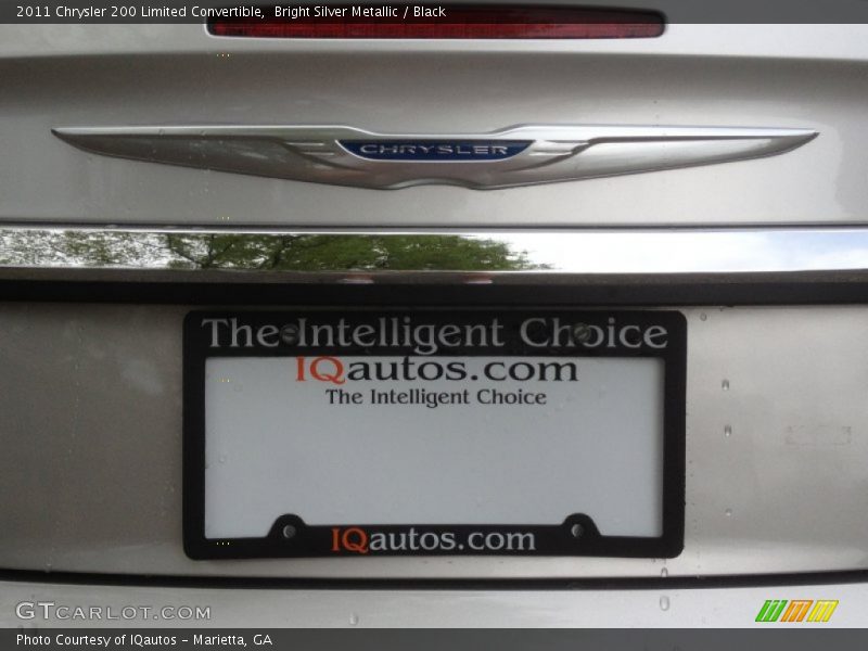 Bright Silver Metallic / Black 2011 Chrysler 200 Limited Convertible