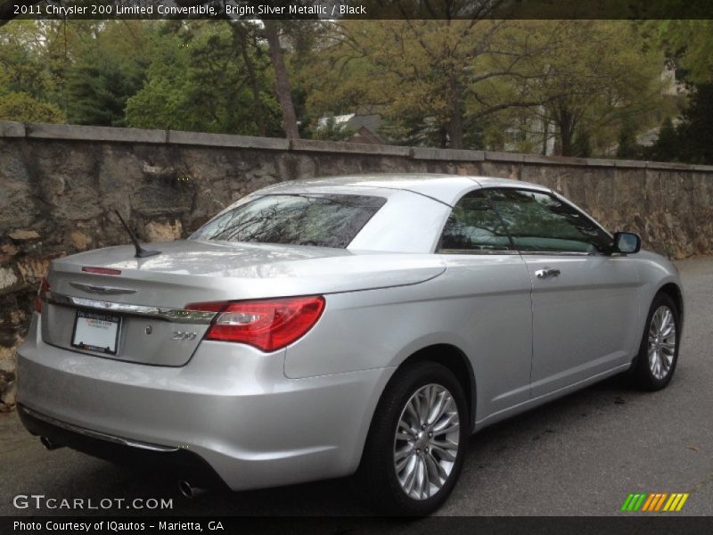 Bright Silver Metallic / Black 2011 Chrysler 200 Limited Convertible