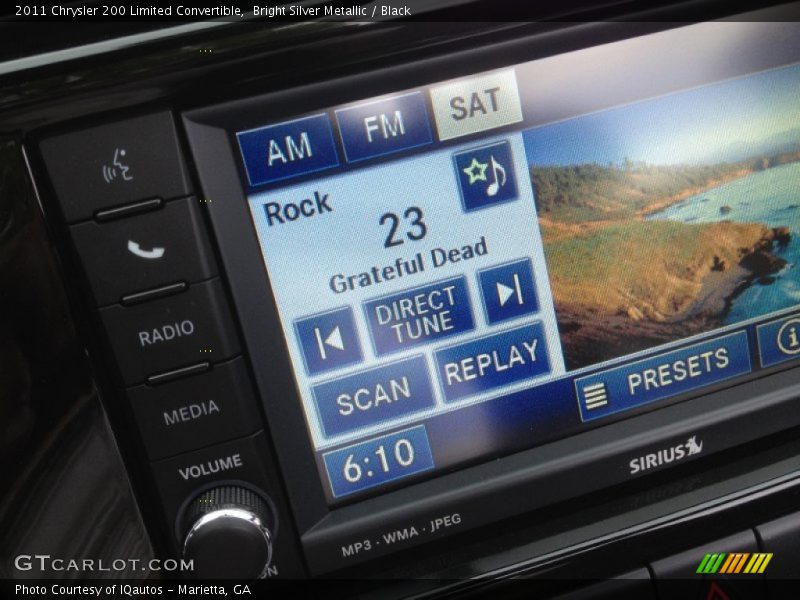 Bright Silver Metallic / Black 2011 Chrysler 200 Limited Convertible