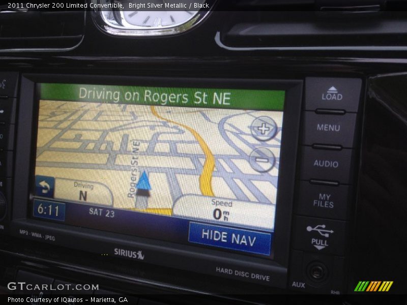 Bright Silver Metallic / Black 2011 Chrysler 200 Limited Convertible