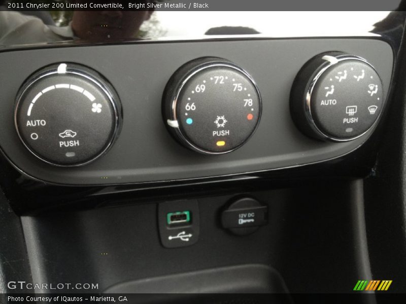 Bright Silver Metallic / Black 2011 Chrysler 200 Limited Convertible