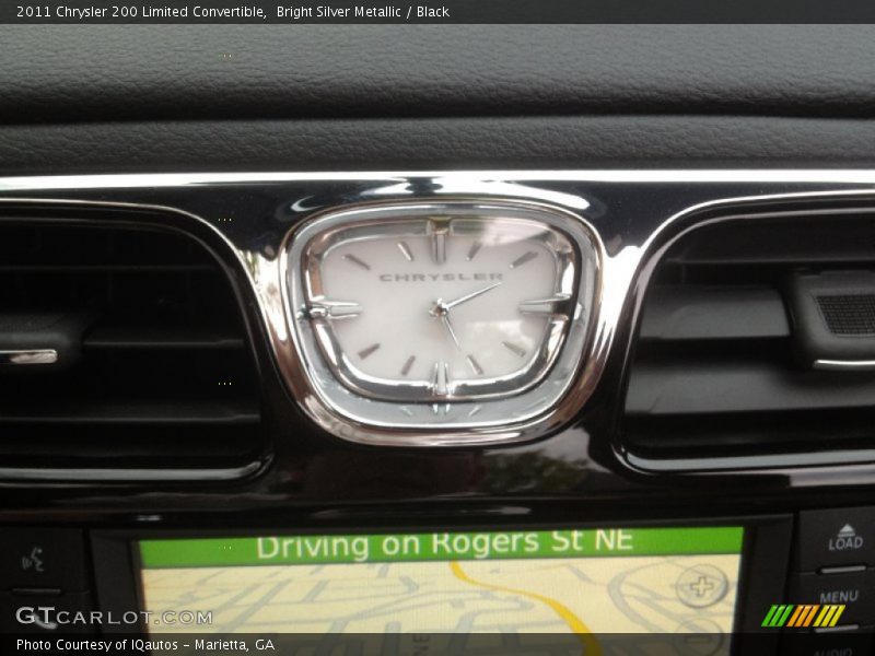 Bright Silver Metallic / Black 2011 Chrysler 200 Limited Convertible