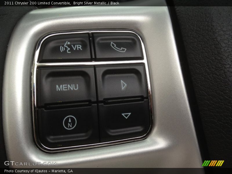 Bright Silver Metallic / Black 2011 Chrysler 200 Limited Convertible