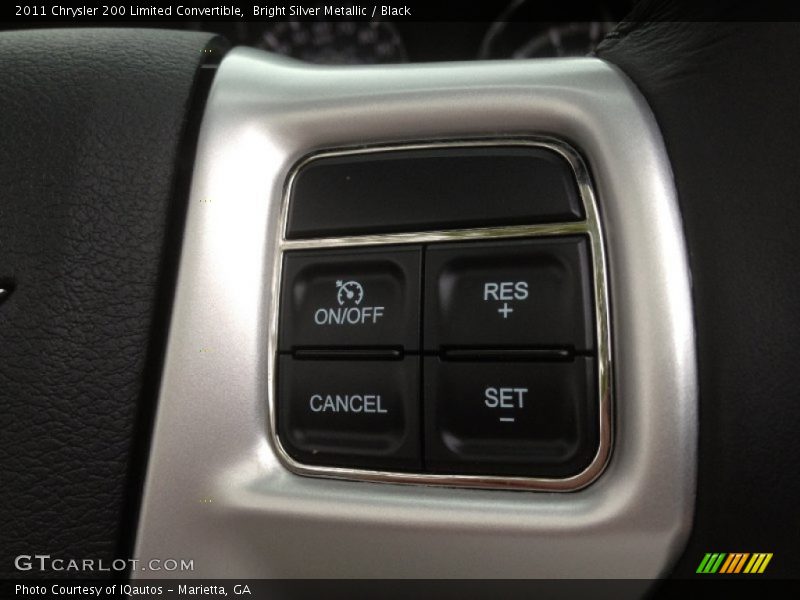 Bright Silver Metallic / Black 2011 Chrysler 200 Limited Convertible