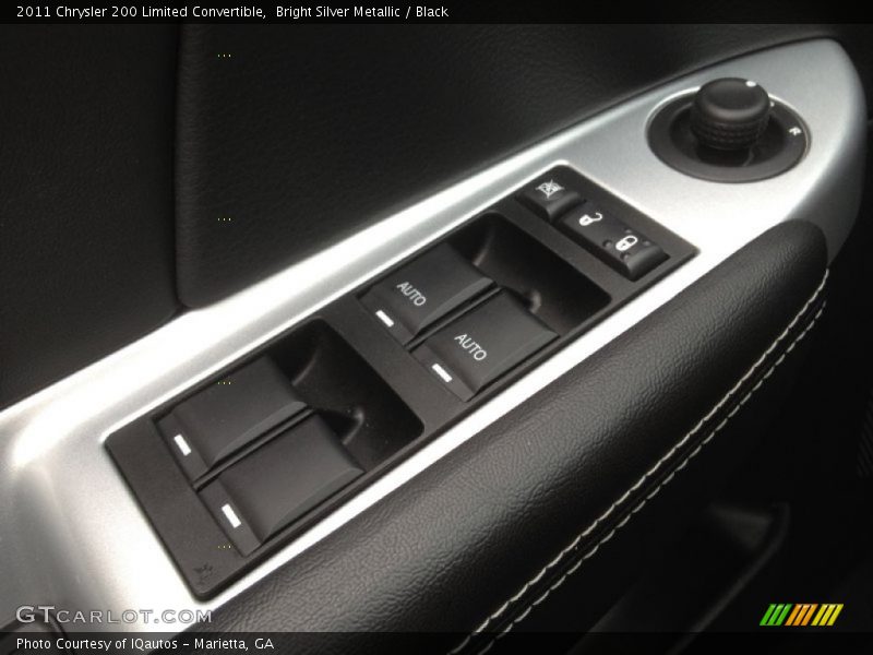 Bright Silver Metallic / Black 2011 Chrysler 200 Limited Convertible
