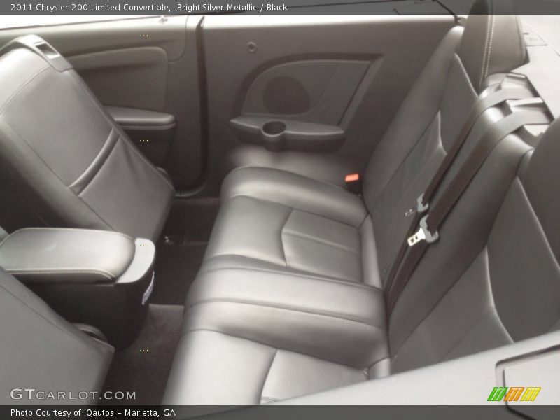 Bright Silver Metallic / Black 2011 Chrysler 200 Limited Convertible