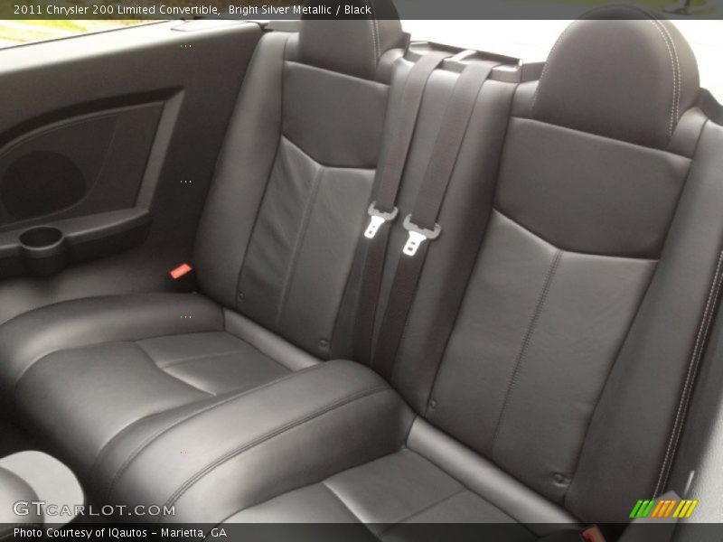 Bright Silver Metallic / Black 2011 Chrysler 200 Limited Convertible