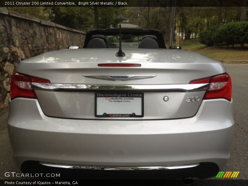 Bright Silver Metallic / Black 2011 Chrysler 200 Limited Convertible