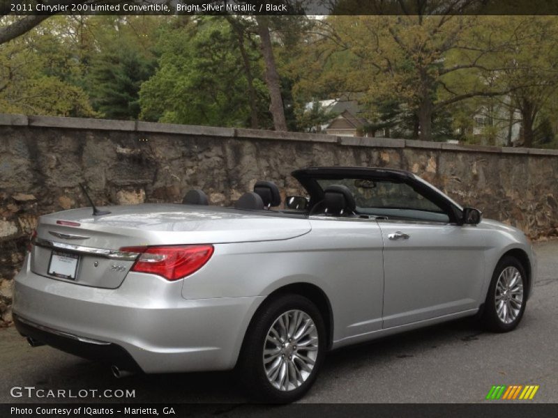 Bright Silver Metallic / Black 2011 Chrysler 200 Limited Convertible