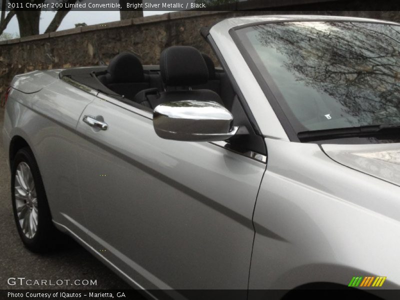 Bright Silver Metallic / Black 2011 Chrysler 200 Limited Convertible
