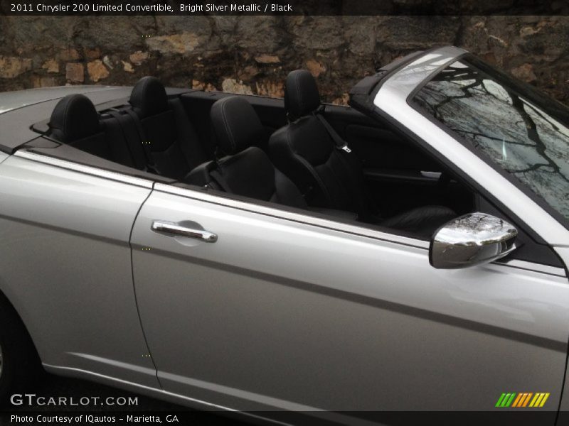 Bright Silver Metallic / Black 2011 Chrysler 200 Limited Convertible