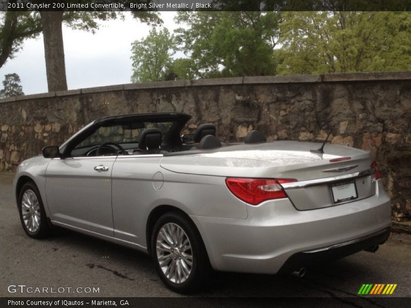 Bright Silver Metallic / Black 2011 Chrysler 200 Limited Convertible