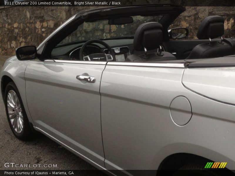 Bright Silver Metallic / Black 2011 Chrysler 200 Limited Convertible