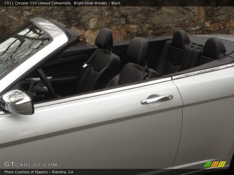 Bright Silver Metallic / Black 2011 Chrysler 200 Limited Convertible