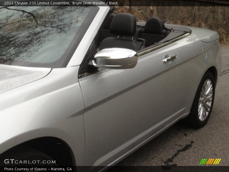 Bright Silver Metallic / Black 2011 Chrysler 200 Limited Convertible