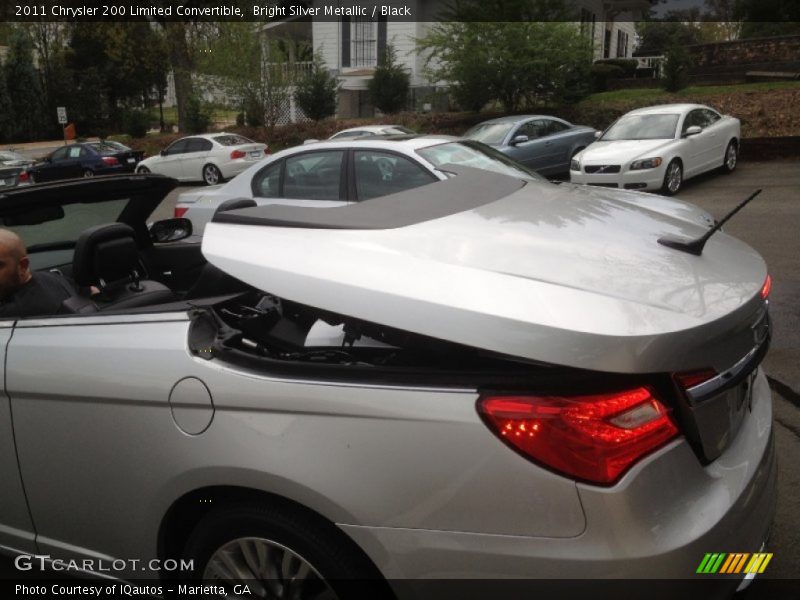 Bright Silver Metallic / Black 2011 Chrysler 200 Limited Convertible