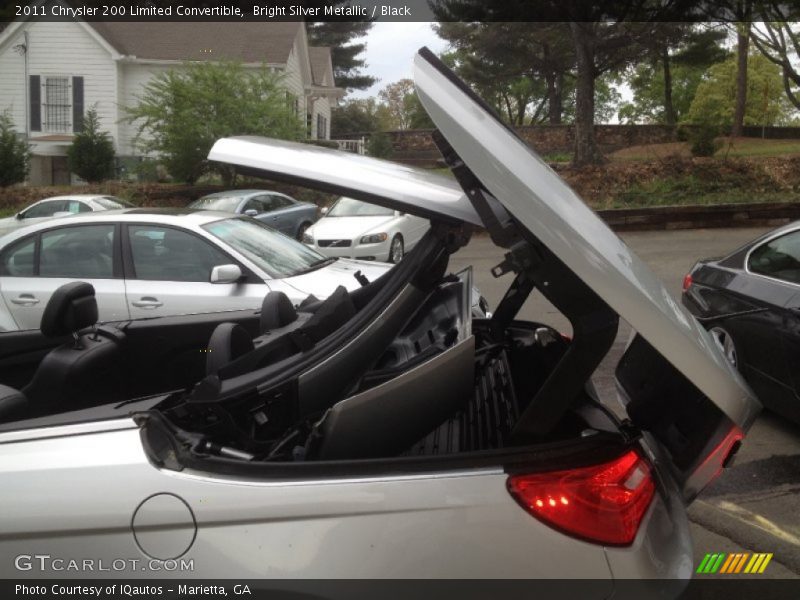 Bright Silver Metallic / Black 2011 Chrysler 200 Limited Convertible