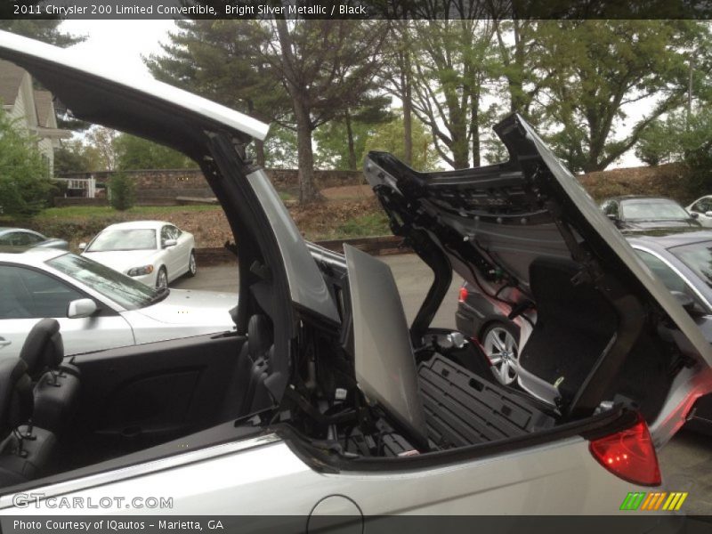 Bright Silver Metallic / Black 2011 Chrysler 200 Limited Convertible