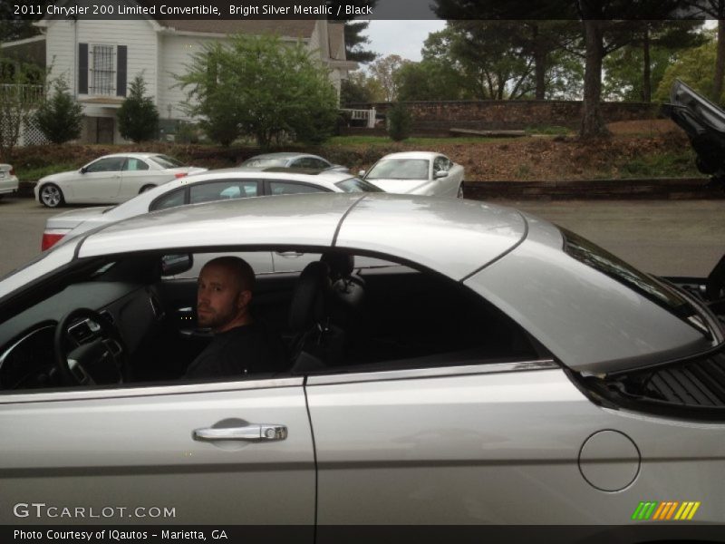 Bright Silver Metallic / Black 2011 Chrysler 200 Limited Convertible