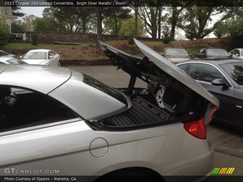 Bright Silver Metallic / Black 2011 Chrysler 200 Limited Convertible