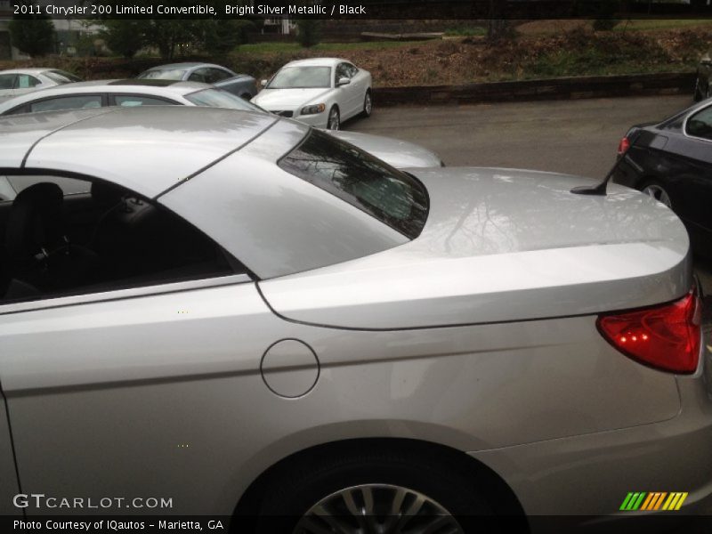 Bright Silver Metallic / Black 2011 Chrysler 200 Limited Convertible