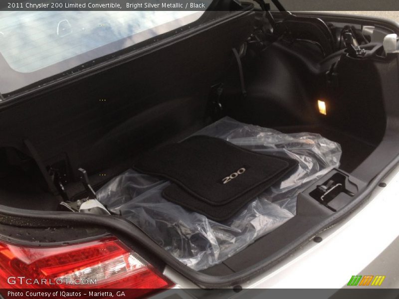 Bright Silver Metallic / Black 2011 Chrysler 200 Limited Convertible