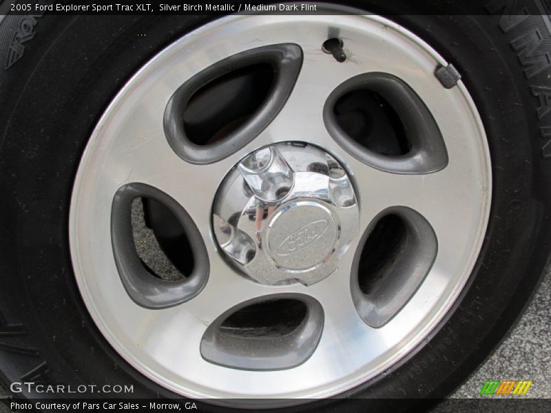 Silver Birch Metallic / Medium Dark Flint 2005 Ford Explorer Sport Trac XLT