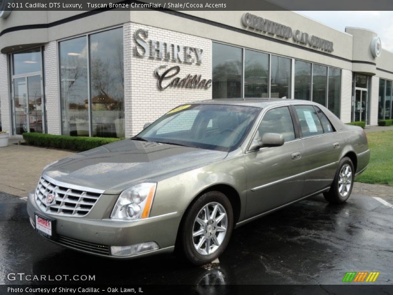 Tuscan Bronze ChromFlair / Shale/Cocoa Accents 2011 Cadillac DTS Luxury