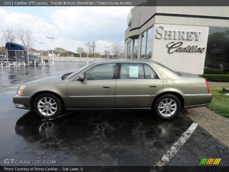 Tuscan Bronze ChromFlair / Shale/Cocoa Accents 2011 Cadillac DTS Luxury