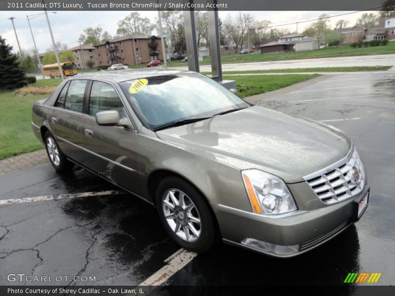 Tuscan Bronze ChromFlair / Shale/Cocoa Accents 2011 Cadillac DTS Luxury