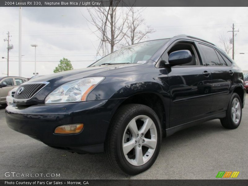 Neptune Blue Mica / Light Gray 2004 Lexus RX 330
