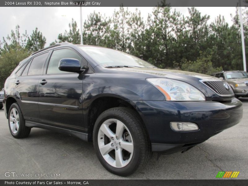 Neptune Blue Mica / Light Gray 2004 Lexus RX 330