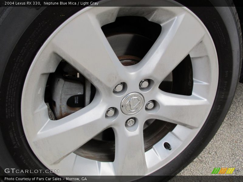 Neptune Blue Mica / Light Gray 2004 Lexus RX 330