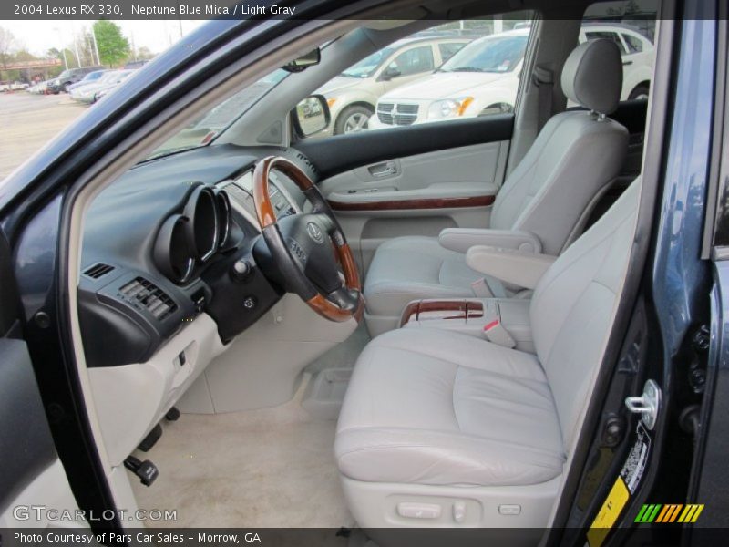 Neptune Blue Mica / Light Gray 2004 Lexus RX 330