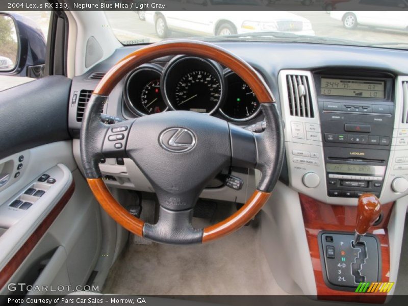 Neptune Blue Mica / Light Gray 2004 Lexus RX 330