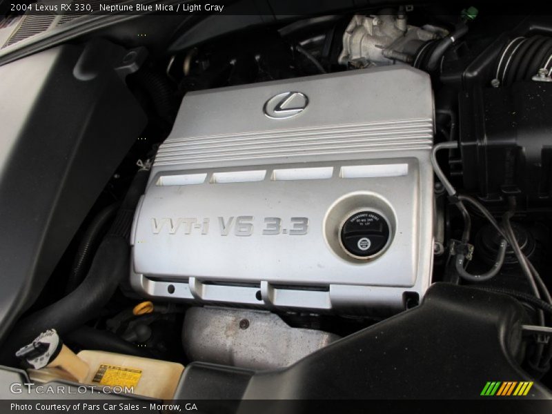 Neptune Blue Mica / Light Gray 2004 Lexus RX 330