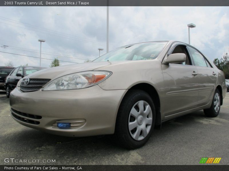 Desert Sand Mica / Taupe 2003 Toyota Camry LE