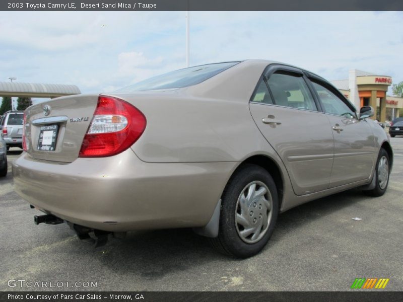 Desert Sand Mica / Taupe 2003 Toyota Camry LE