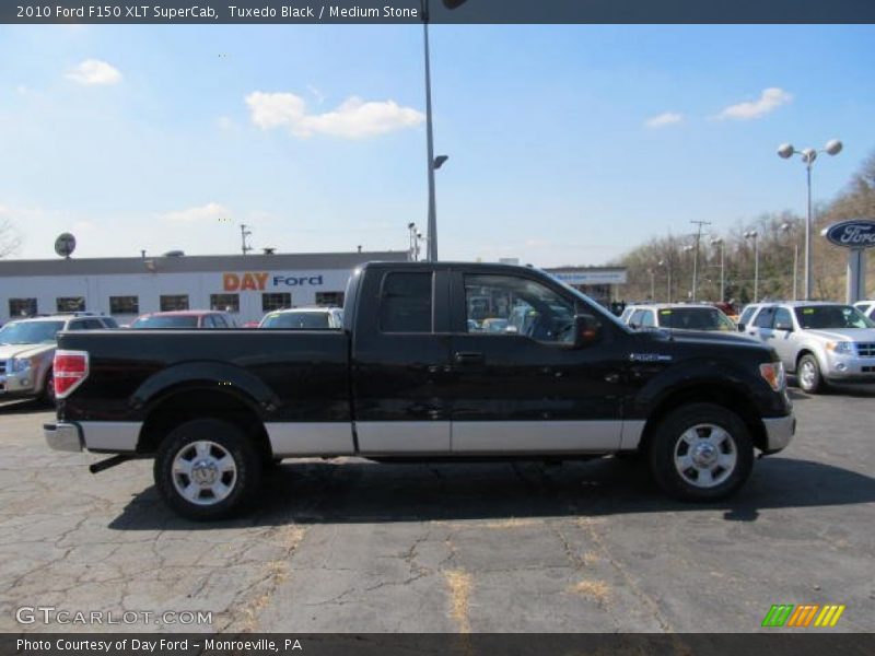 Tuxedo Black / Medium Stone 2010 Ford F150 XLT SuperCab